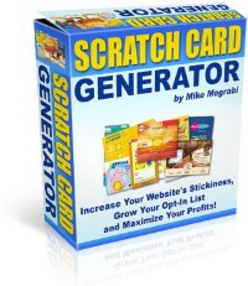 Product picture  Scratch Card Generator Script 